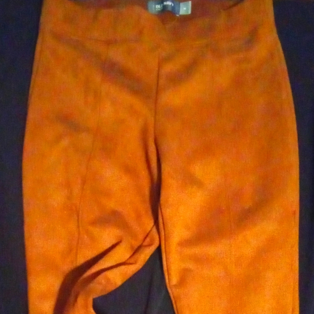 CARAMEL - Old Navy Stevie Style Caramel Color Sueded Leggings Size Medium